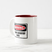 BESTSTE Tasse der CHEF der warnende WELT (Vorderseite Links)