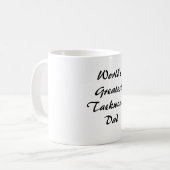 Bestste Vater-Tasse Kaffeetasse (Vorderseite Links)