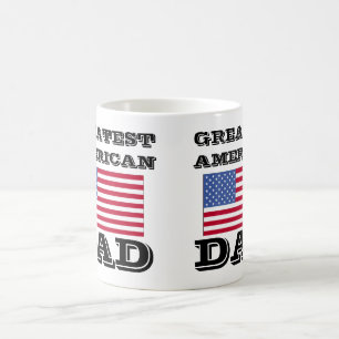 Bestster amerikanischer Vater Kaffeetasse
