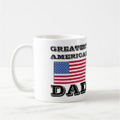 Bestster amerikanischer Vater Kaffeetasse (Links)