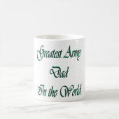 Bestster Armee-Vater in der Welt Kaffeetasse (Mittel)