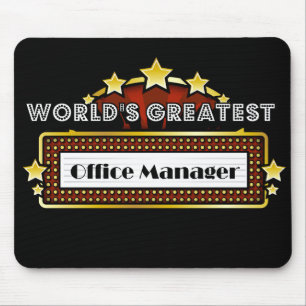 Bestster Bürovorsteher der Welt Mousepad