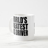 Bestster Bustreiber der Welt Kaffeetasse (Vorderseite Links)