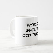 Bestster das CCD-Lehrer-" Tasse "der Welt (Vorderseite Links)