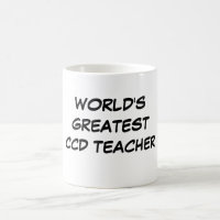 Bestster das CCD-Lehrer-" Tasse "der Welt
