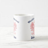 Bestster das Dziadzia der Welt Adler Kaffeetasse (Mittel)
