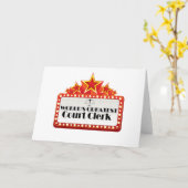 Bestster das Gerichts-Sekretär der Welt Karte (Gelbe Blume)