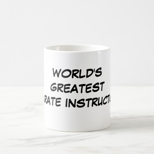 Bestster das Karate-Lehrer-" Tasse "der Welt (Mittel)