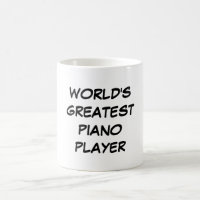 Bestster das Klavier-Spieler-" Tasse "der Welt