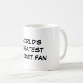 Bestster das Kricket-Fan-" Tasse "der Welt (VorderseiteRechts)