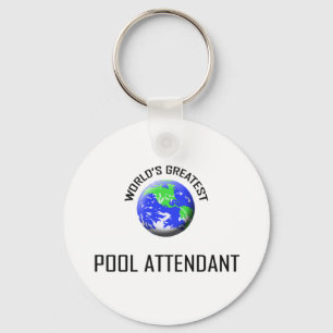 Bestster das Pool-Begleiter der Welt Schlüsselanhänger