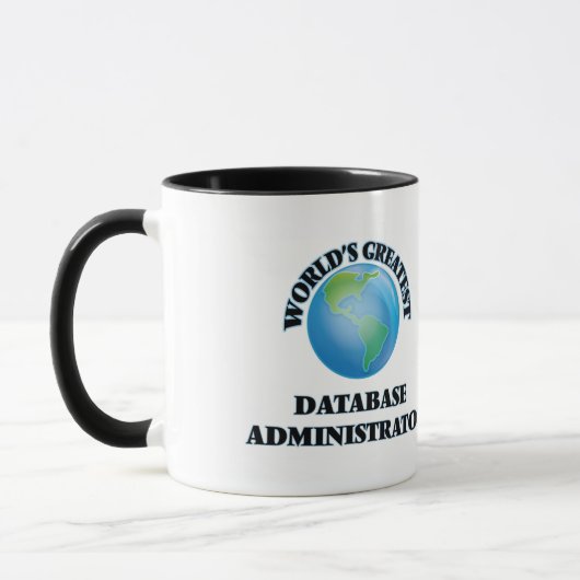 Bestster Datenbankverwalter der Welt Tasse (Links)