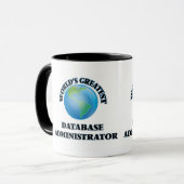 Bestster Datenbankverwalter der Welt Tasse (Vorderseite Links)
