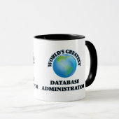 Bestster Datenbankverwalter der Welt Tasse (VorderseiteRechts)