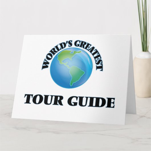 Bestster der Ausflug-Führer der Welt Karte (Vorderseite)