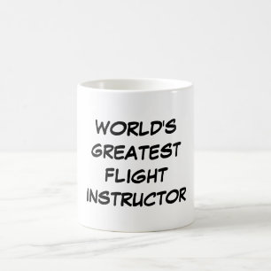 Bestster der Flug-Lehrer-" Tasse "der Welt