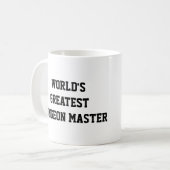 Bestster der Kerker-Meister der Welt Kaffeetasse (Vorderseite Links)