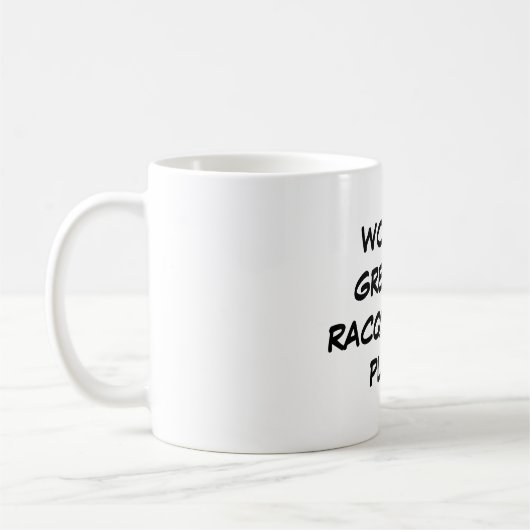 Bestster der Racquetball-Spieler-" Tasse "der Welt (Links)