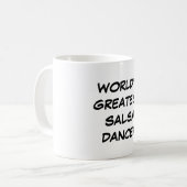 Bestster der Salsa-Tänzer-" Tasse "der Welt (Vorderseite Links)