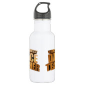 Bestster der Tanz-Lehrer der Welt Edelstahlflasche (Vorderseite)