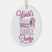 Bestster der Tanz-Lehrer-einseitige Verzierung der Keramikornament (Rechts)