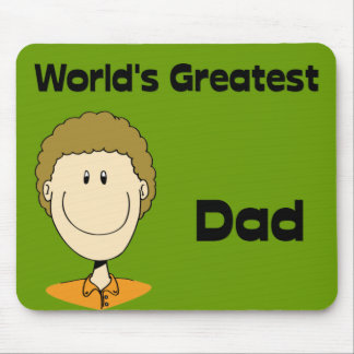 Bestster der Vater-Entwurf #1 Mousepad der Welt