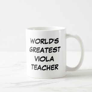 Bestster der Viola-Lehrer-" Tasse "der Welt