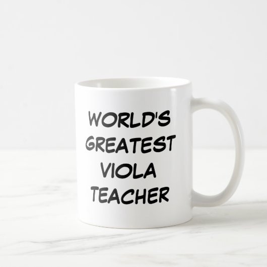 Bestster der Viola-Lehrer-" Tasse "der Welt (Rechts)