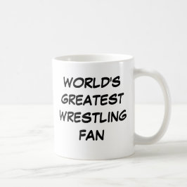 Bestster der Wrestling-Fan-" Tasse "der Welt