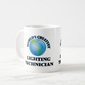 Bestster die Beleuchtungs-Techniker der Welt Kaffeetasse (Vorderseite Links)