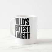 Bestster die CIA-Agent der Welt Kaffeetasse (Vorderseite Links)