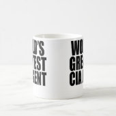 Bestster die CIA-Agent der Welt Kaffeetasse (Mittel)