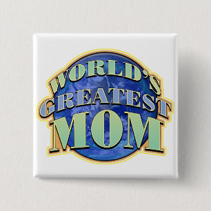 Bestster die Mama-Knopf der Welt Button