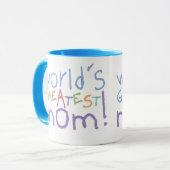 Bestster die Mama-Wecker-große Tasse der Welt (Vorderseite Links)