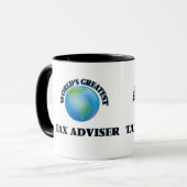 Bestster die Steuer-Berater der Welt Tasse (Vorderseite Links)