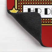 Bestster Direktor die Stunde der Welt Mousepad (Ecke)