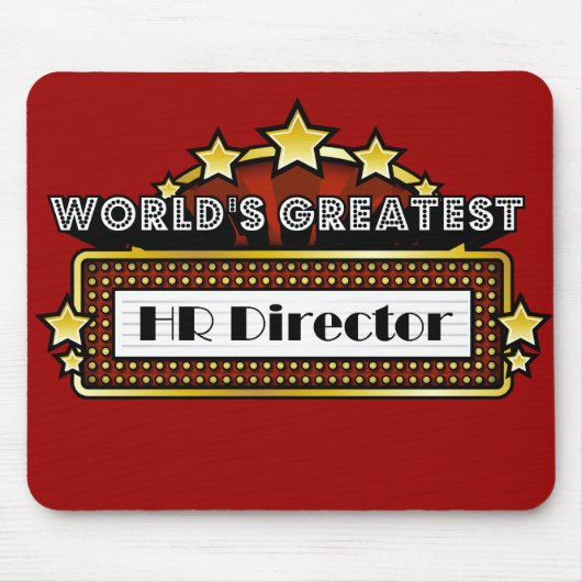 Bestster Direktor die Stunde der Welt Mousepad (Vorne)