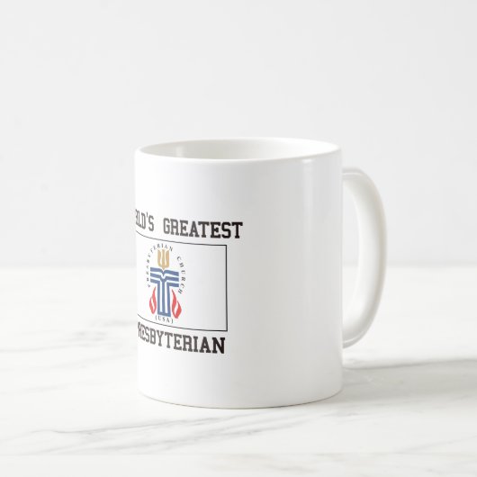 Bestster Presbyterianer Kaffeetasse (VorderseiteRechts)