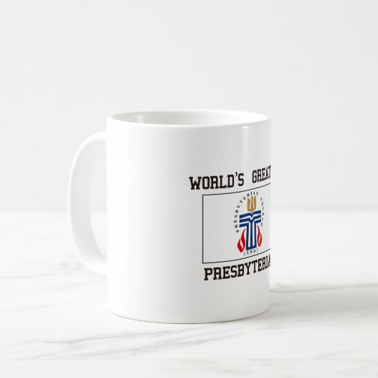 Bestster Presbyterianer Kaffeetasse (Vorderseite Links)