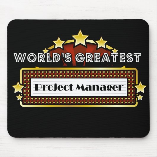 Bestster Projektleiter der Welt Mousepad (Vorne)