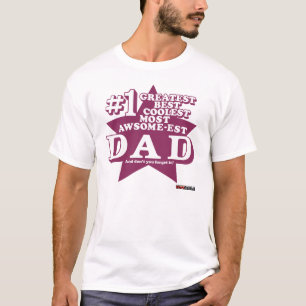 Beststes bestes coolstes das meiste Rot des VATERS T-Shirt