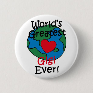 Beststes das Gigi der Welt Herz Button