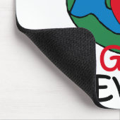 Beststes das Gigi der Welt Herz Mousepad (Ecke)