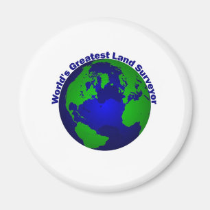 Beststes das Land-Feldmesser der Welt Magnet