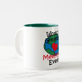 Beststes das MeeMaw der Welt Herz Zweifarbige Tasse (Vorderseite Links)