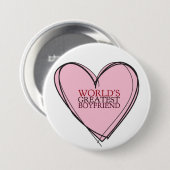 Beststes der Freund-Button der Welt Button (Vorne & Hinten)