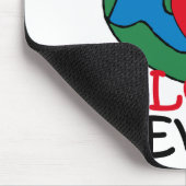 Beststes der Lola der Welt Herz Mousepad (Ecke)