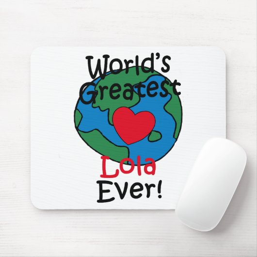Beststes der Lola der Welt Herz Mousepad (Mit Mouse)