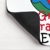 Beststes großes der Großvater-Herz der Welt Mousepad (Ecke)