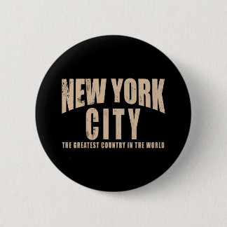 Beststes Land New York City in der Welt Button